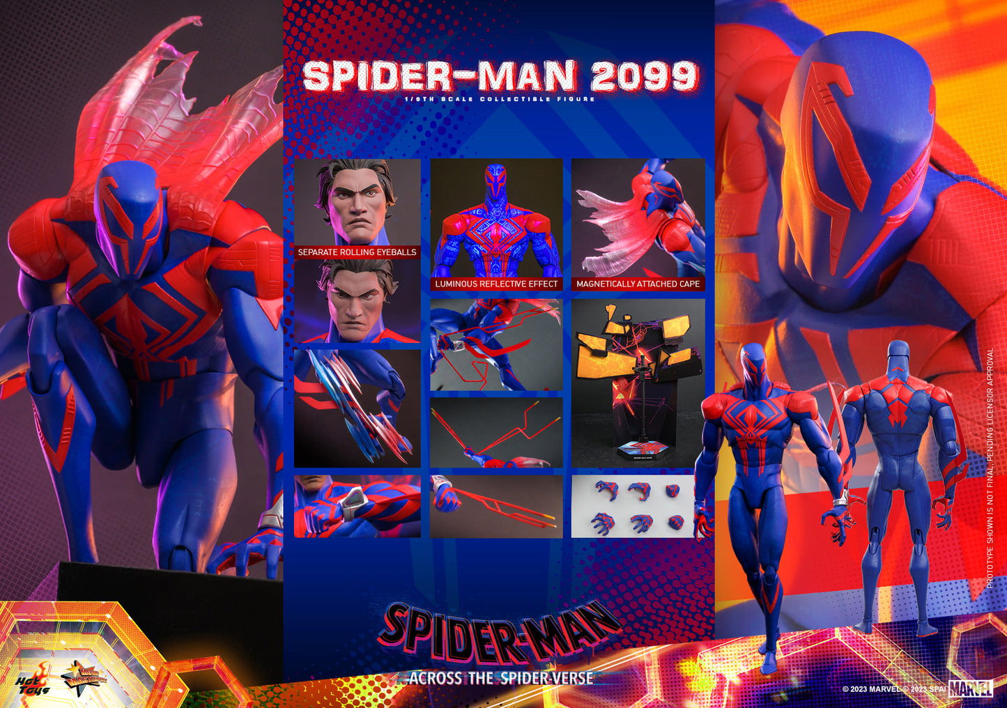Spider-Man 2099 1/6 - Spider Man: Across The Spiderverse Hot Toys