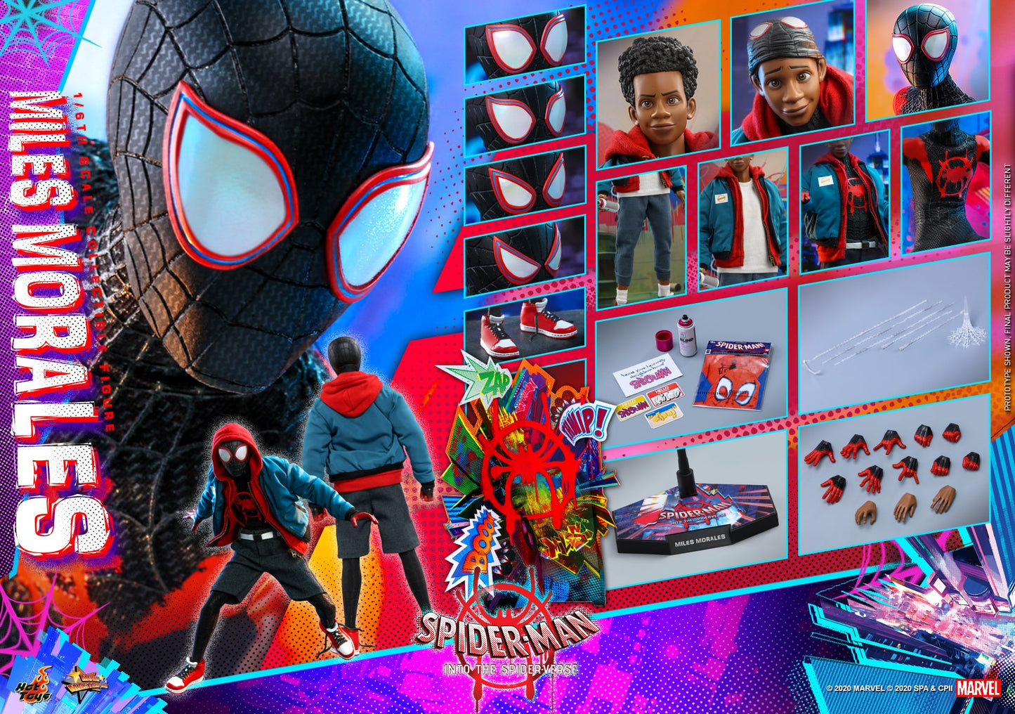 Miles Morales 1/6 - Spider-Man: Into the Spider-Verse Hot Toys