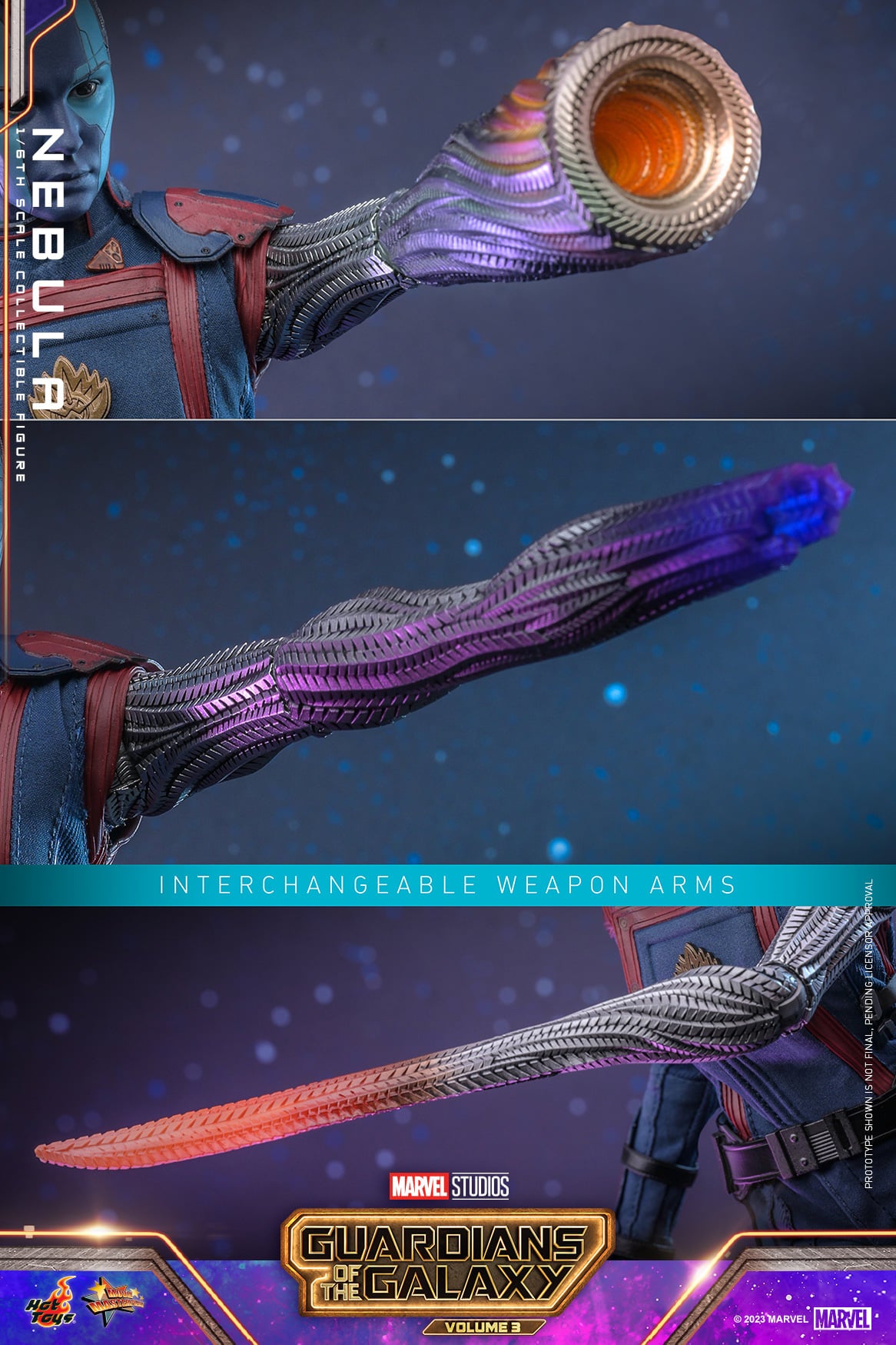 Nebula 1/6 - Guardianes de la Galaxia Vol.3 Hot Toys
