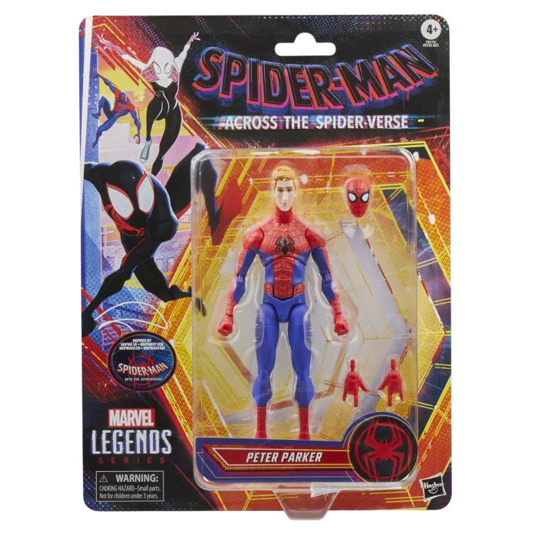 Peter Parker (Wave 2) - Spider-Man: The Across the Spider-verse Hasbro Legends Retro