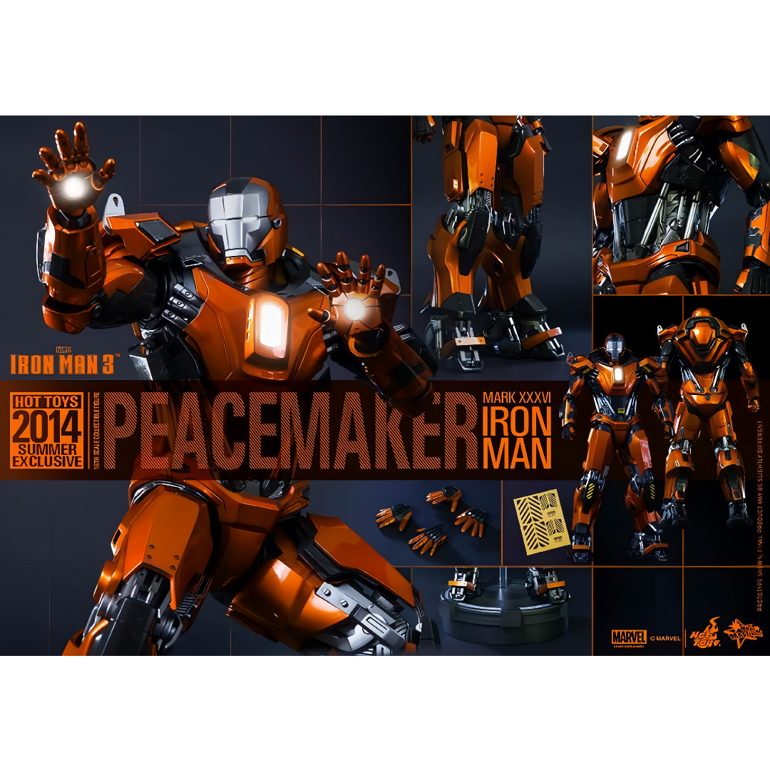 Peacemaker Mark XXXVI (2014 Summer Exclusive) 1/6 - Iron Man 3 Hot Toys