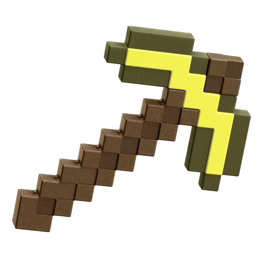 Pico de Oro Basico - Minecraft Mattel