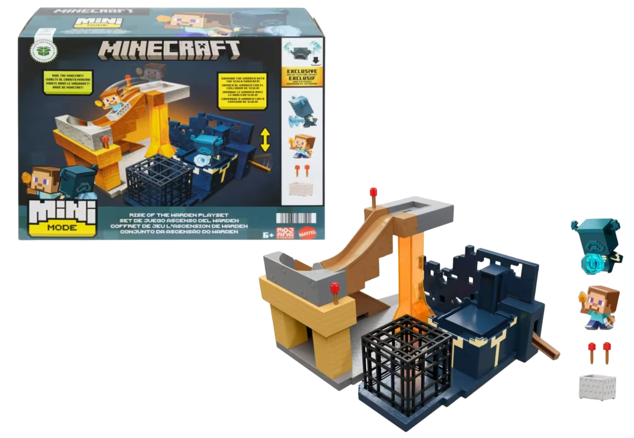 Rise of the Warden Playset - Minecraft: Mini Mode Mattel