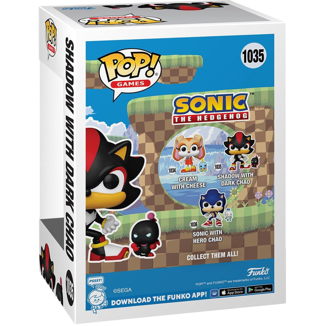 Shadow con Dark Chao Buddy 1035 - Sonic The Hedgehog Funko Pop!