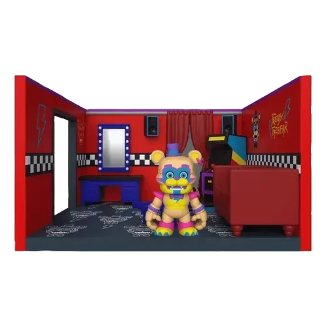 Glamrock Freddy with Dressing Room - Five Night's At Freddy's: Security Breach Funko Snaps