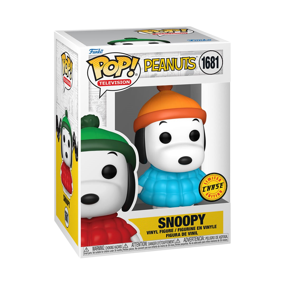 Snoopy in Blue Coat 1681 Chase - Funko Pop! Peanuts