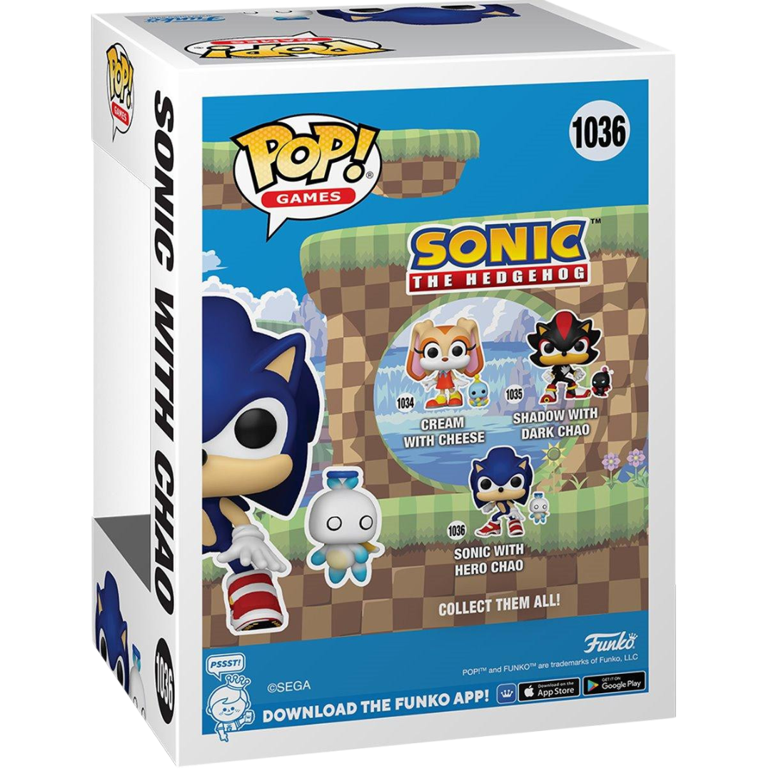 Sonic con Chao Buddy 1036 - Sonic The Hedgehog Funko Pop!