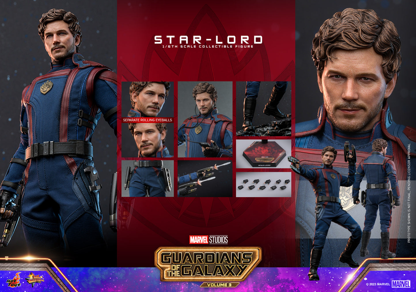 Star-Lord 1/6 - Guardians of the Galaxy Vol.3 Hot Toys