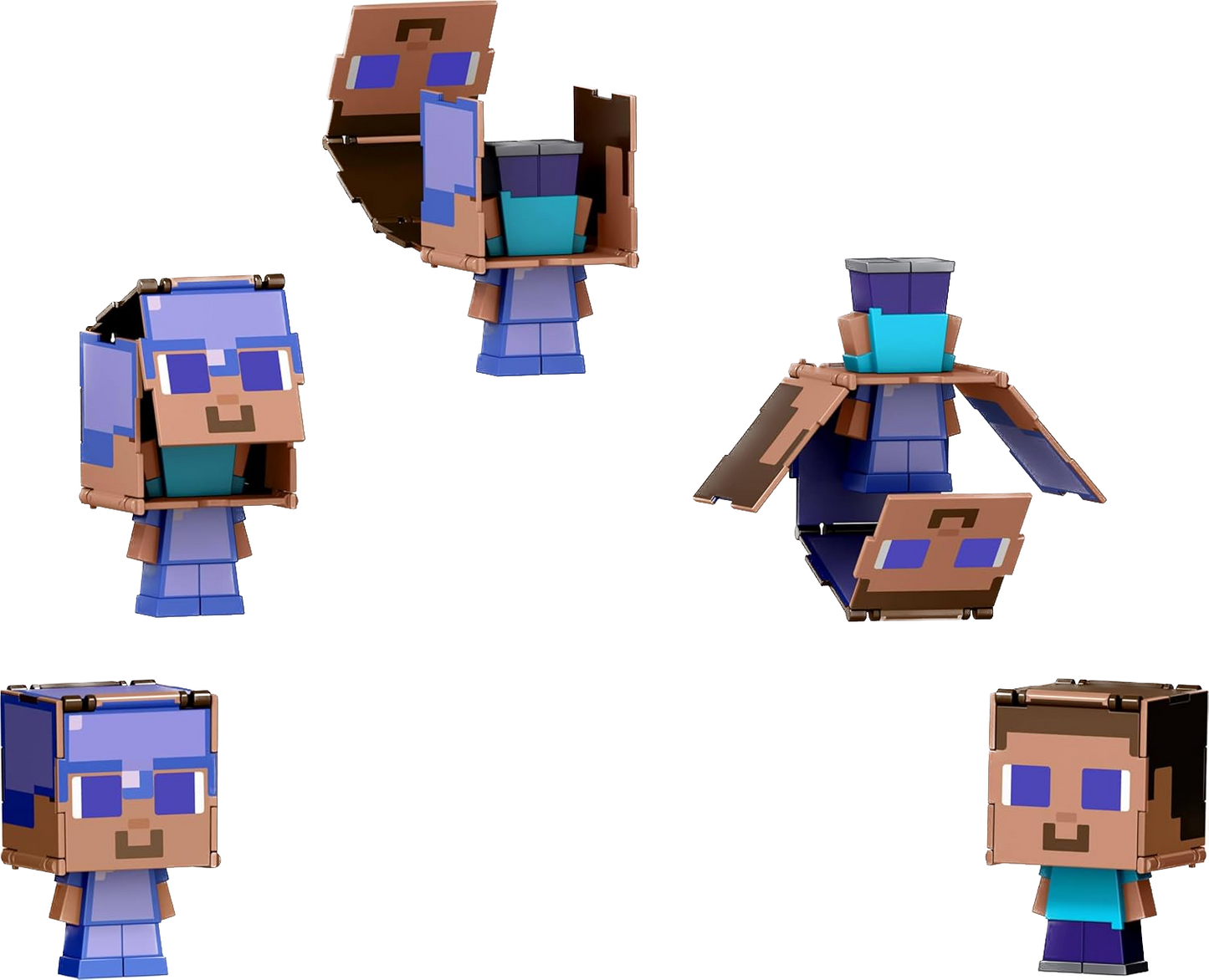 Steve Flippin (Armadura Encantada) 2 en 1 - Minecraft Mattel