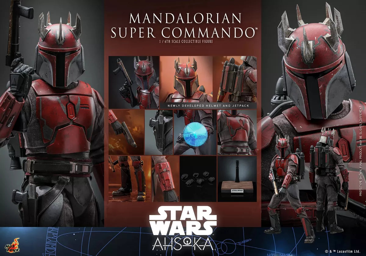 Mandalorian Super Commando Captain 1/6 - Star Wars: Ahsoka Hot Toys