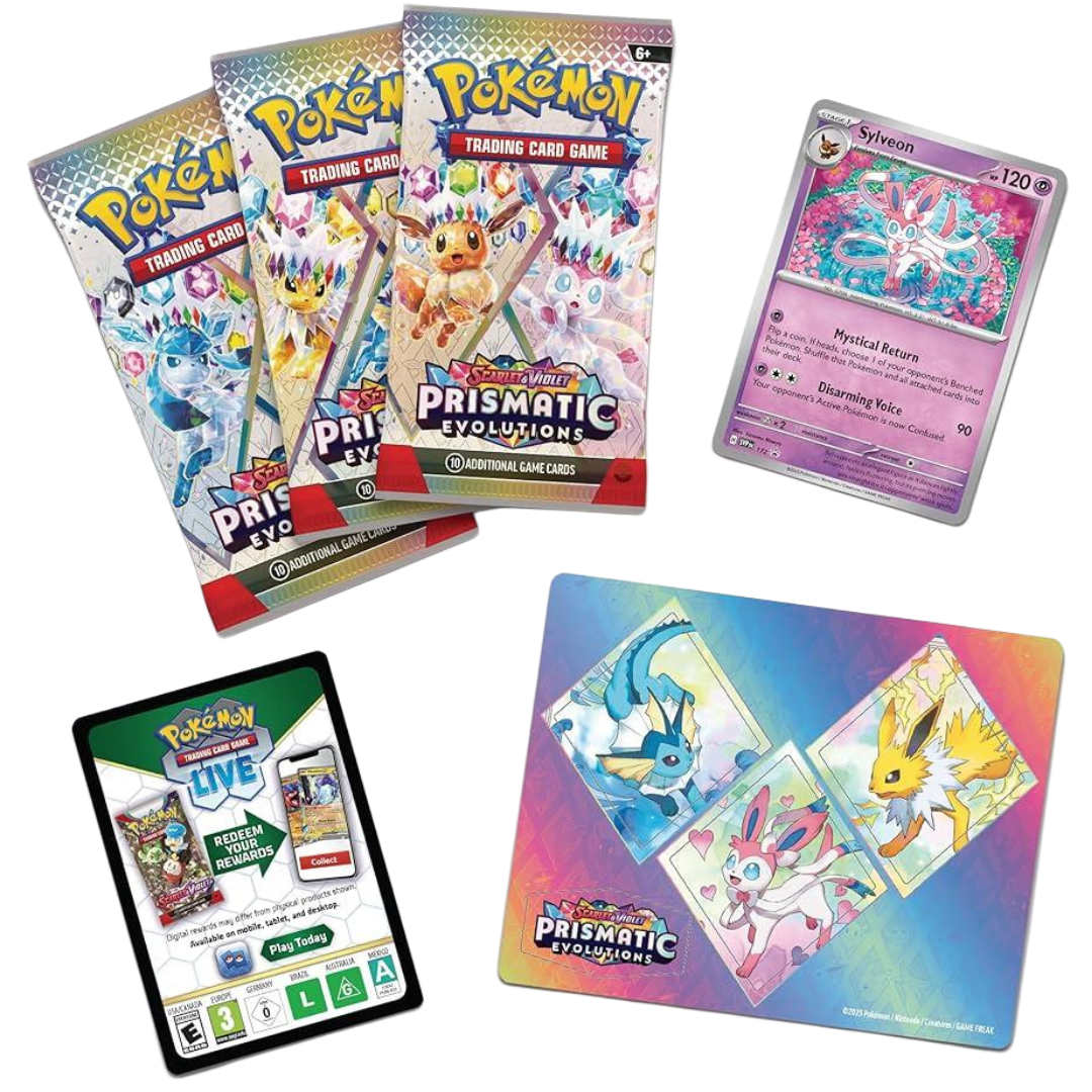 Sylveon Tech Sticker Collection (Español) - Evoluciones Prismaticas: Pokemon TCG