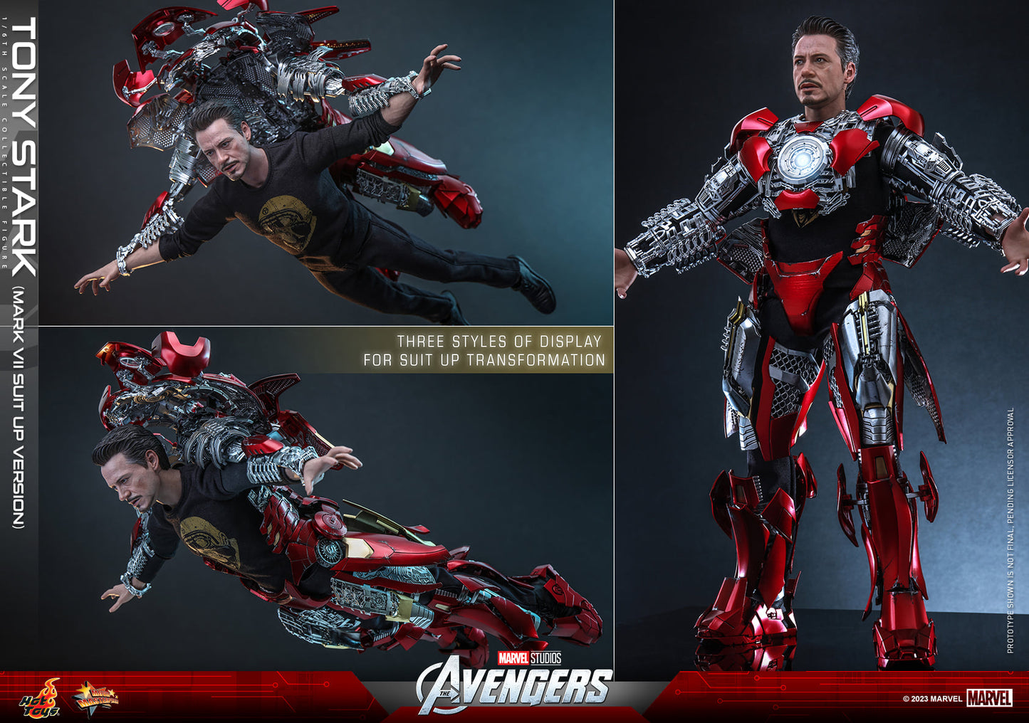 Tony Stark (Mark VII Suit Up Version) 1/6 Marvel: The Avengers Hot Toys