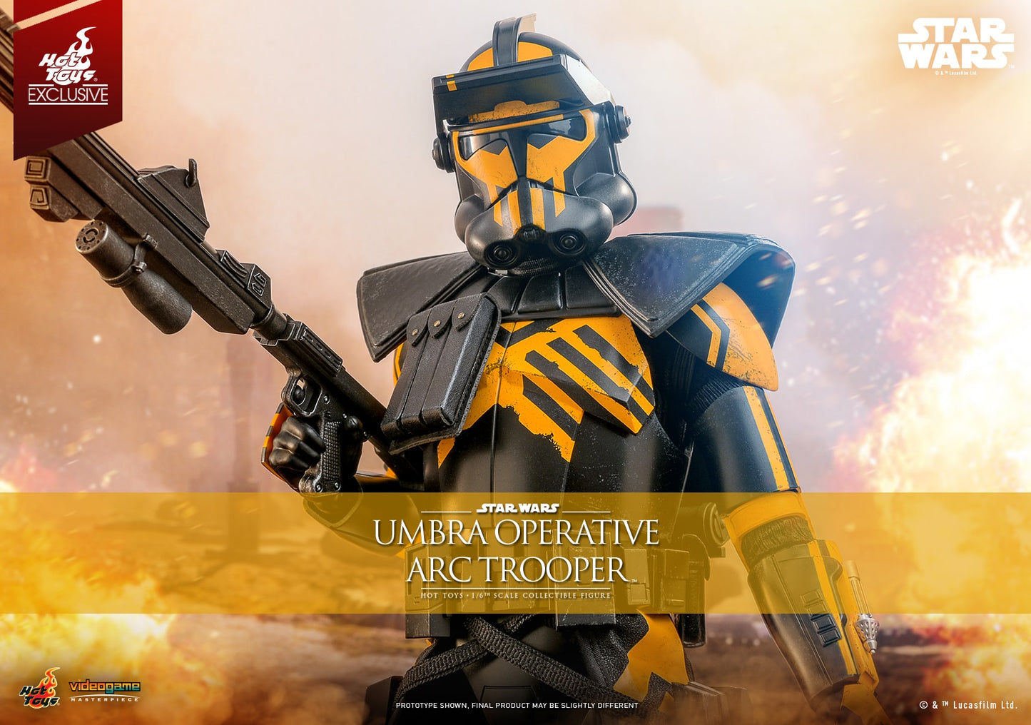 Umbra Operative Arc Trooper Exclusive 1/6 - Star Wars: Battlefront II Hot Toys