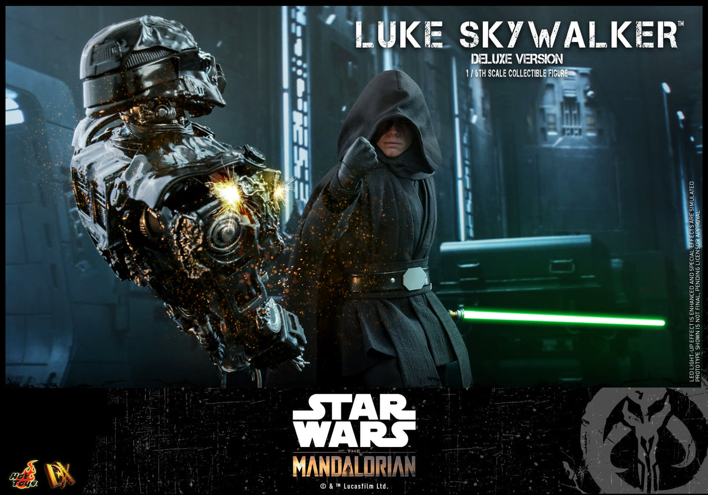 Luke Skywalker & Grogu Deluxe 1/6 - Star Wars: The Mandalorian Hot Toys