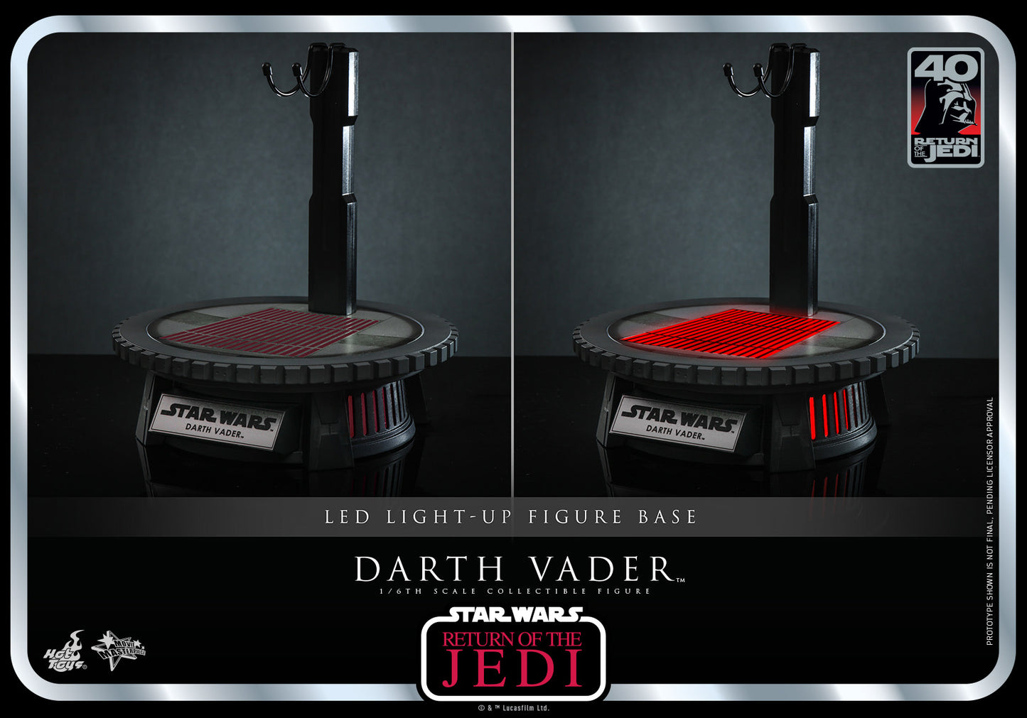 Darth Vader 1/6 - Star Wars: The Return Of The Jedi 40Th Anniversary Hot Toys