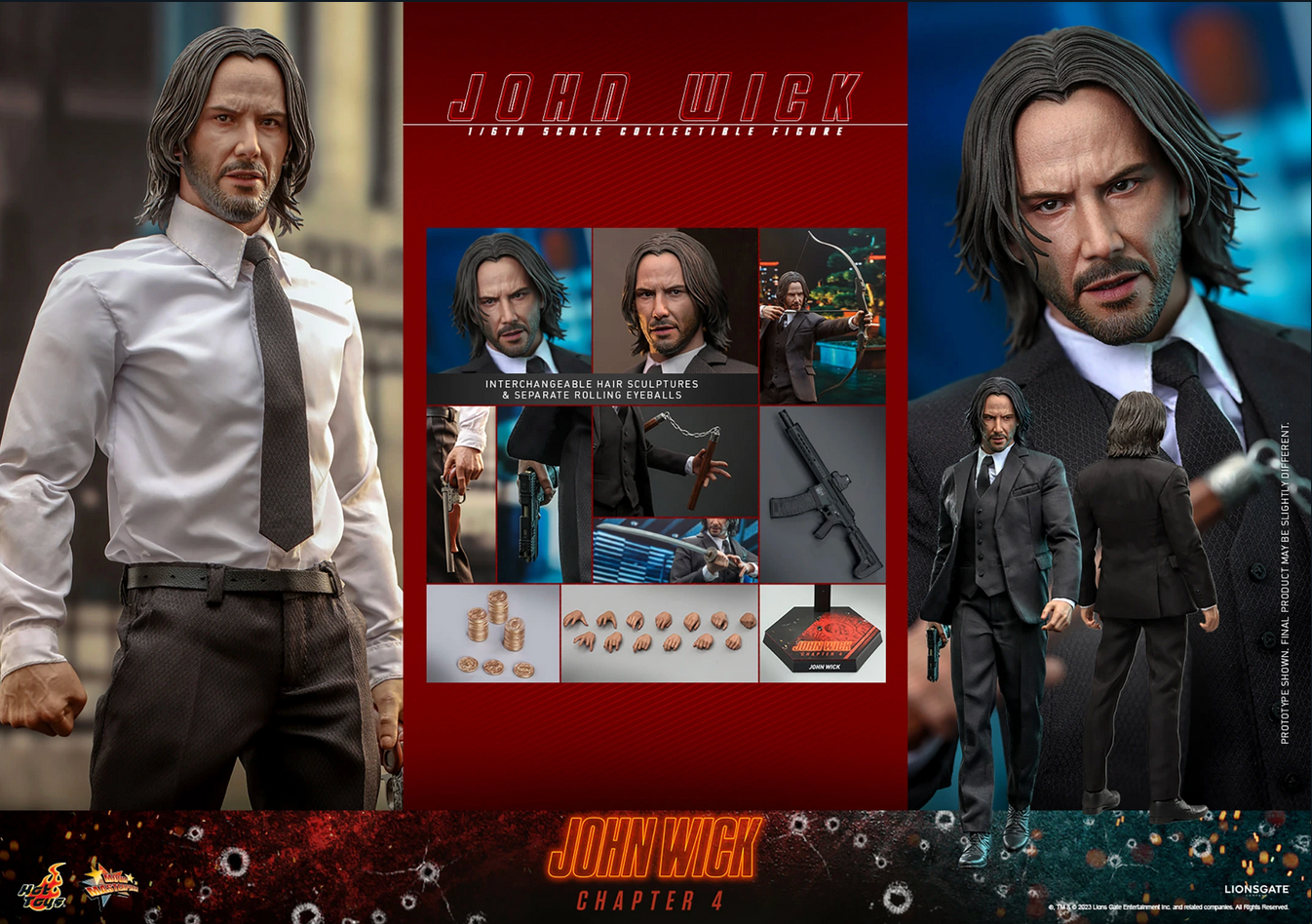 John Wick 1/6 - John Wick: Chapter 4 Hot Toys