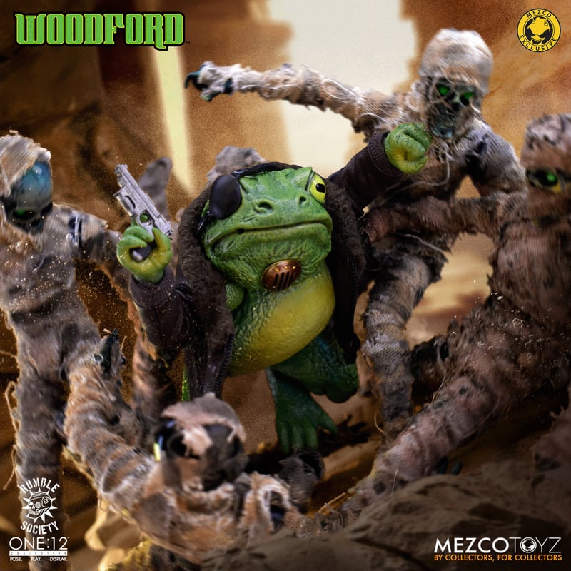 Woodford One:12 Exclusive - Rumble of Society: The first Spectral Agent Mezco Toyz
