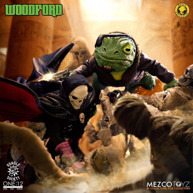 Woodford One:12 Exclusive - Rumble of Society: The first Spectral Agent Mezco Toyz