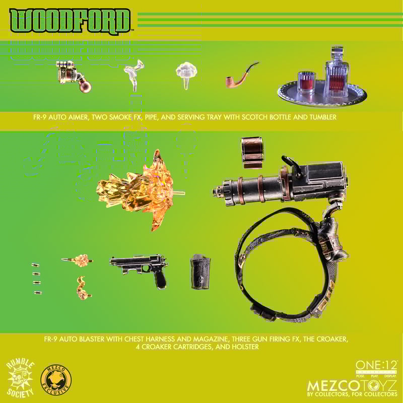 Woodford One:12 Exclusive - Rumble of Society: The first Spectral Agent Mezco Toyz