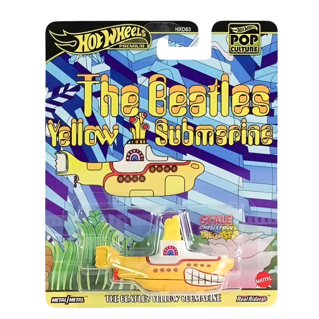 Yellow Submarine (2025) - The Beatles Hot Wheels Premium Pop Culture