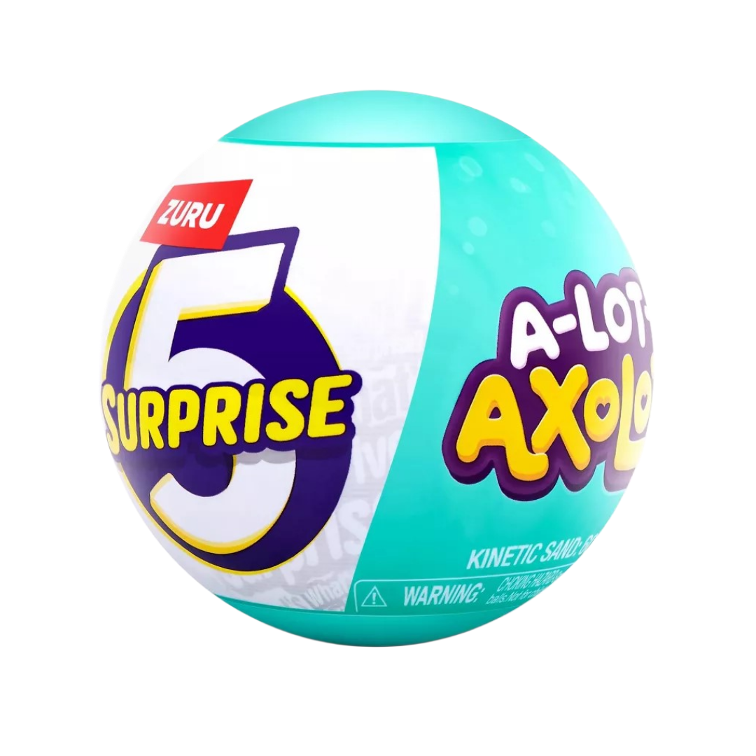 Mini Brands 5 ajolotes Sorpresa A-Lot-A (Serie 1) Capsule -ZURU 5 Surprise A-Lot-A Axolotls