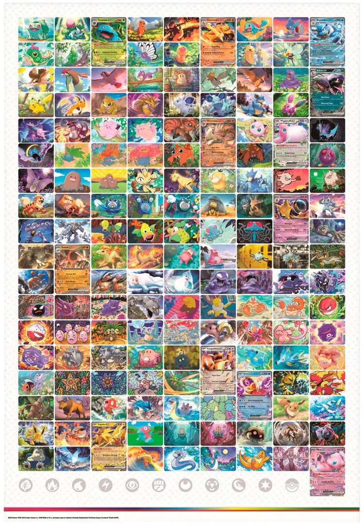 151 Poster Collection (Ingles) - Scarlet & Violet: Pokemon TCG