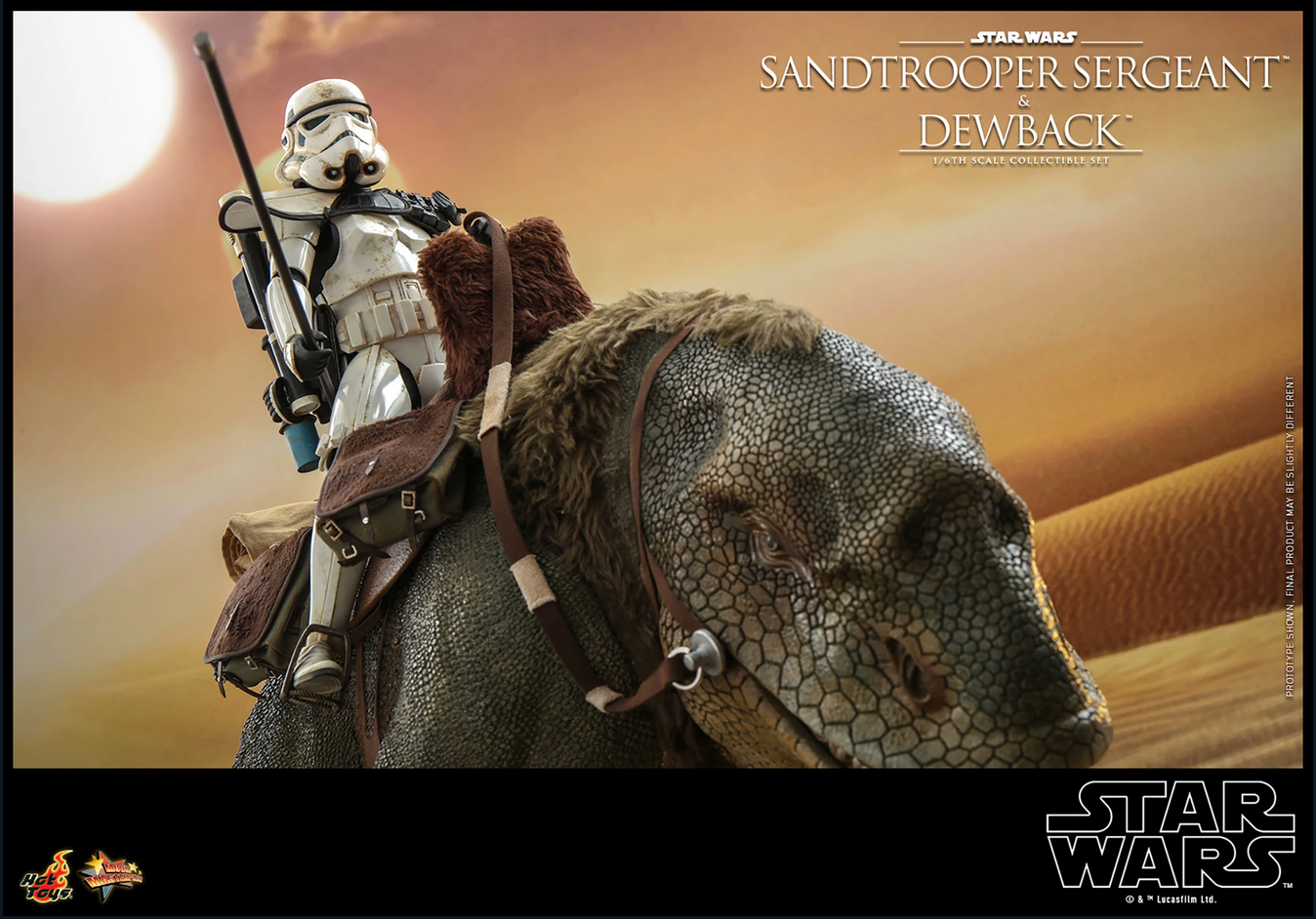 Sandtrooper Sergeant & Dewback Set 1/6 - Star Wars: A New Hope Hot Toys