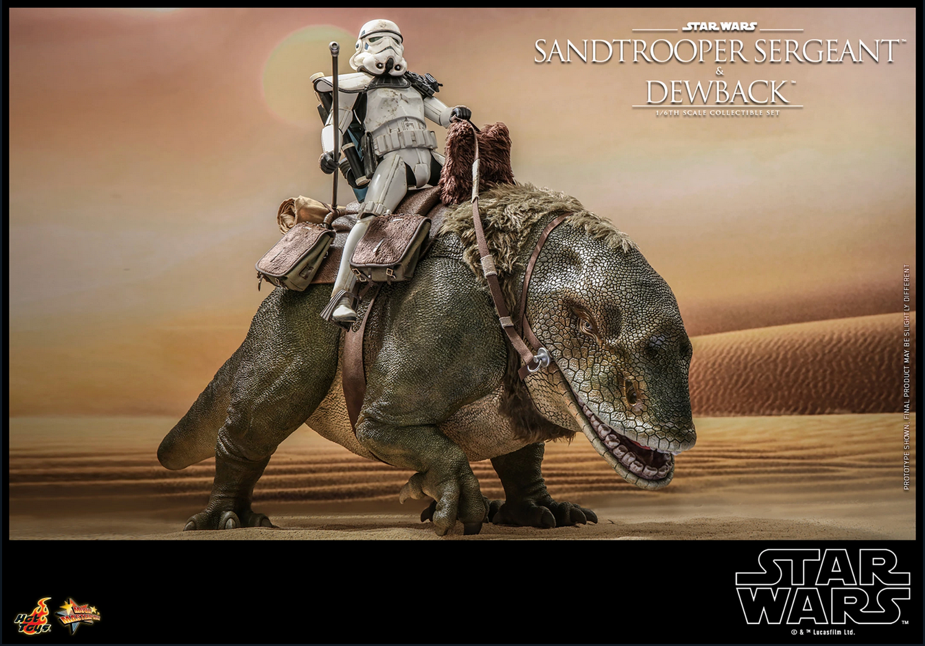 Sandtrooper Sergeant & Dewback Set 1/6 - Star Wars: A New Hope Hot Toys