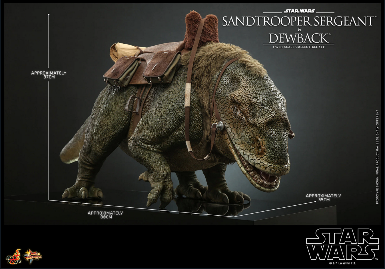 Sandtrooper Sergeant & Dewback Set 1/6 - Star Wars: A New Hope Hot Toys