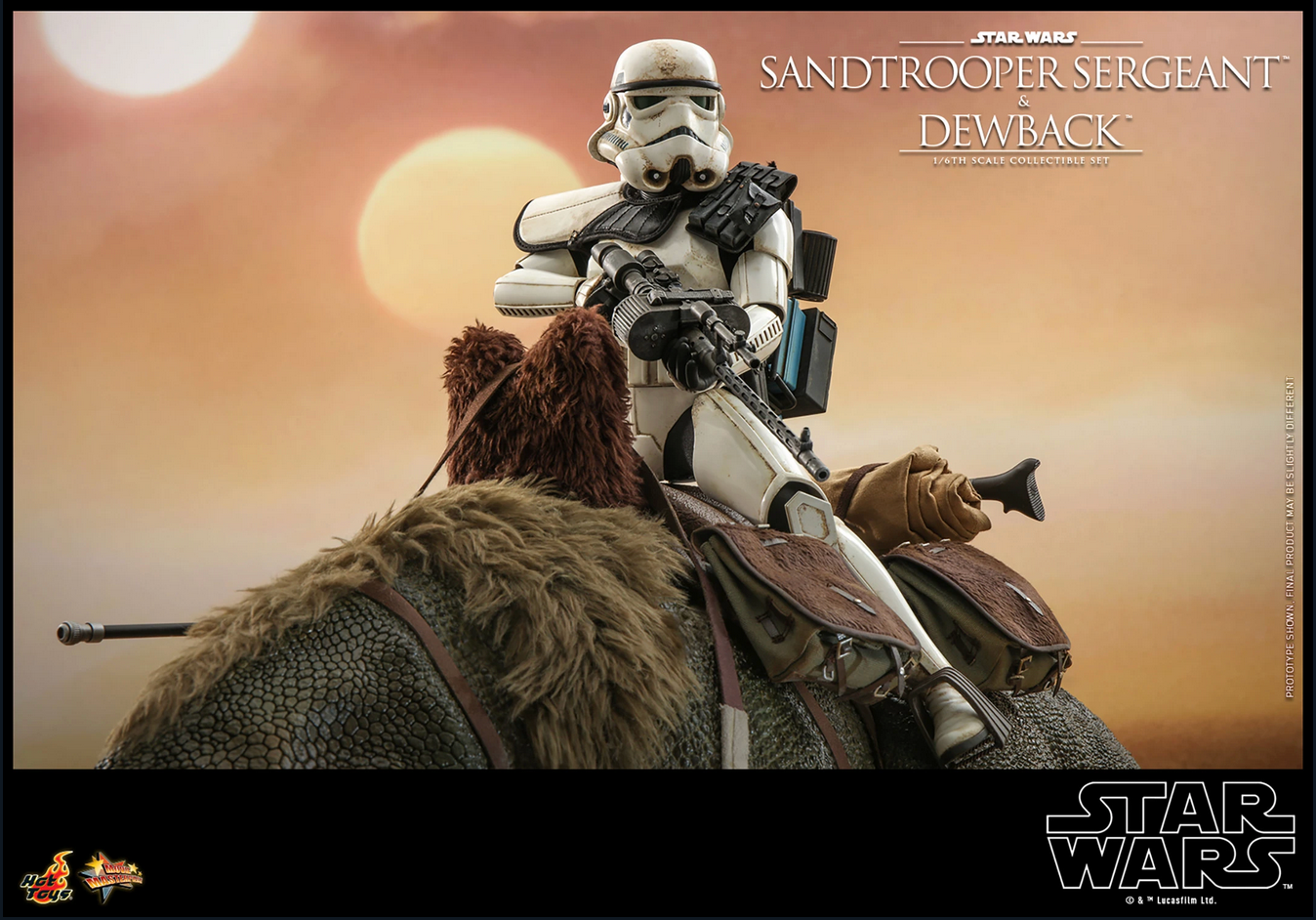 Sandtrooper Sergeant & Dewback Set 1/6 - Star Wars: A New Hope Hot Toys