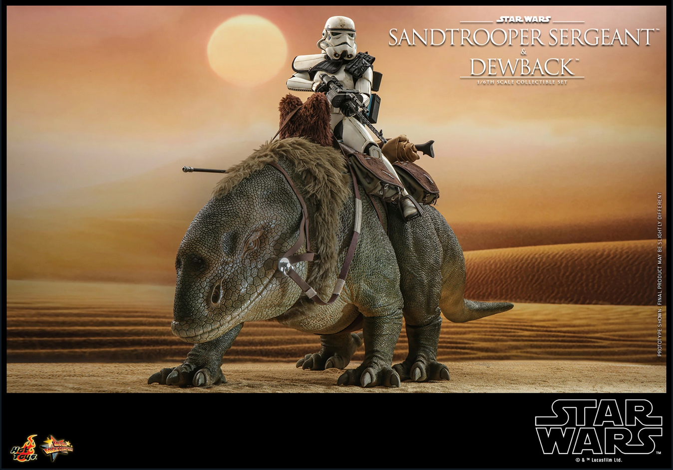 Sandtrooper Sergeant & Dewback Set 1/6 - Star Wars: A New Hope Hot Toys