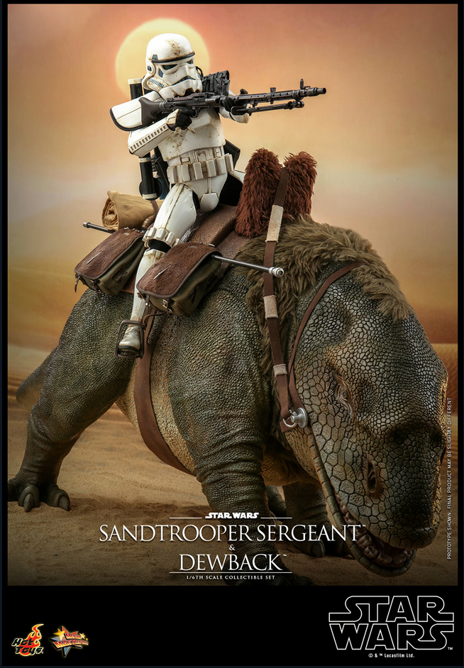Sandtrooper Sergeant & Dewback Set 1/6 - Star Wars: A New Hope Hot Toys