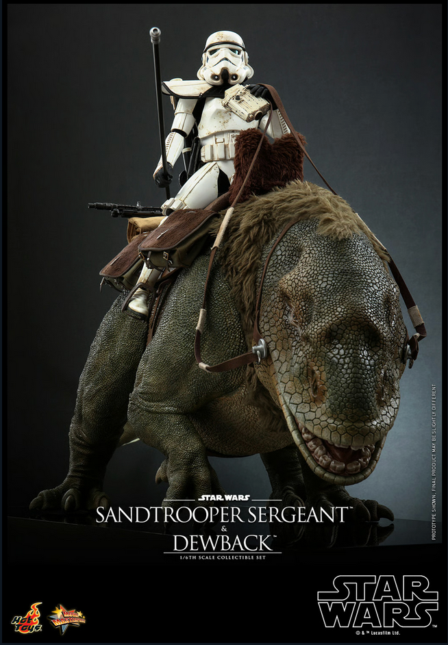Sandtrooper Sergeant & Dewback Set 1/6 - Star Wars: A New Hope Hot Toys