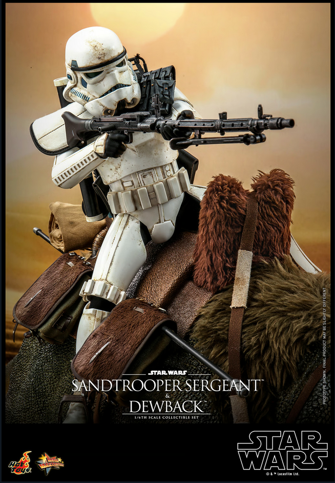 Sandtrooper Sergeant & Dewback Set 1/6 - Star Wars: A New Hope Hot Toys