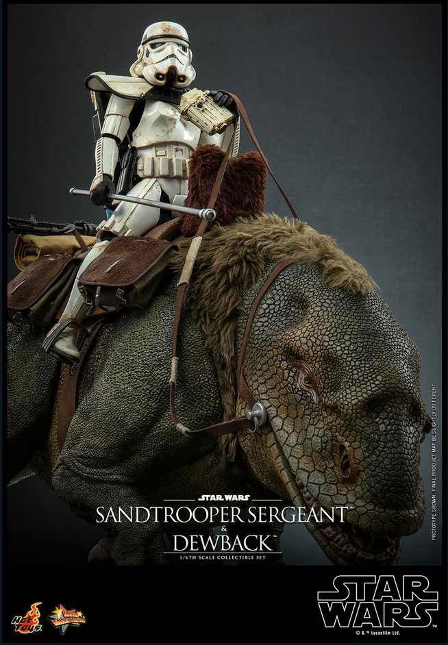 Sandtrooper Sergeant & Dewback Set 1/6 - Star Wars: A New Hope Hot Toys