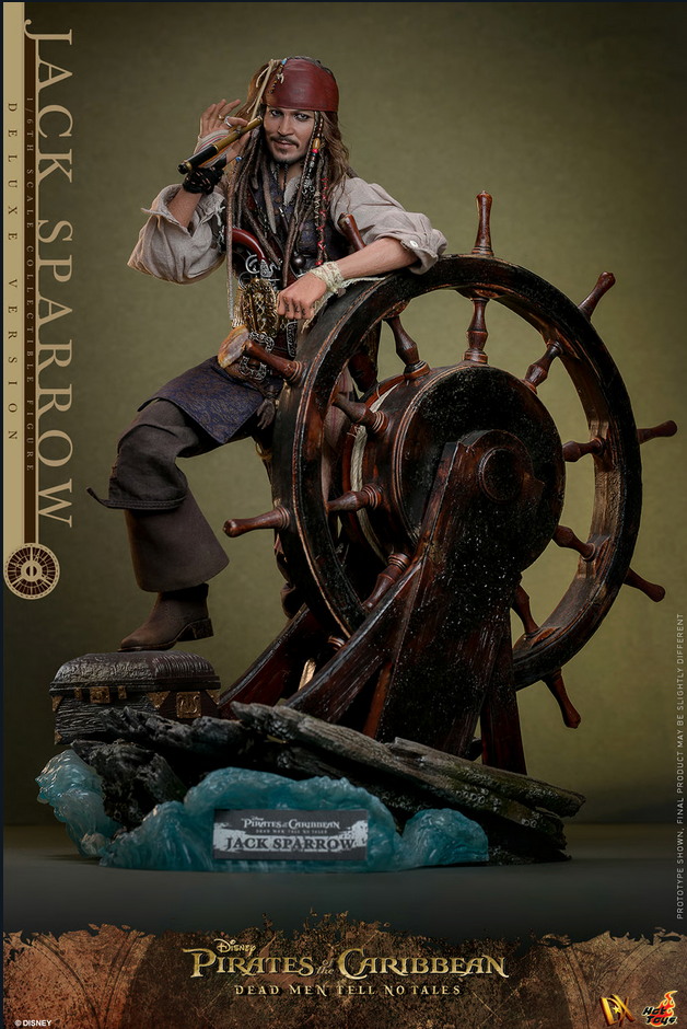 Jack Sparrow Deluxe 1/6 (Dx Series) - Pirates of the Caribbean: Dead Men Tell No Tales Hot Toys