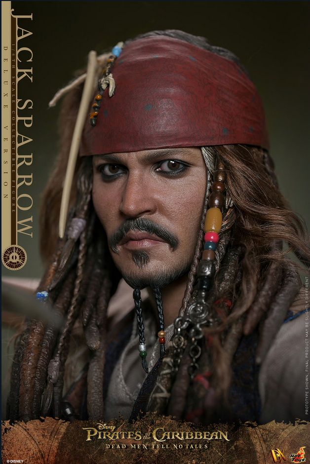 Jack Sparrow Deluxe 1/6 (Dx Series) - Pirates of the Caribbean: Dead Men Tell No Tales Hot Toys
