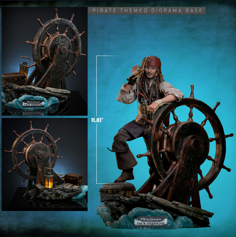 Jack Sparrow Deluxe 1/6 (Dx Series) - Pirates of the Caribbean: Dead Men Tell No Tales Hot Toys
