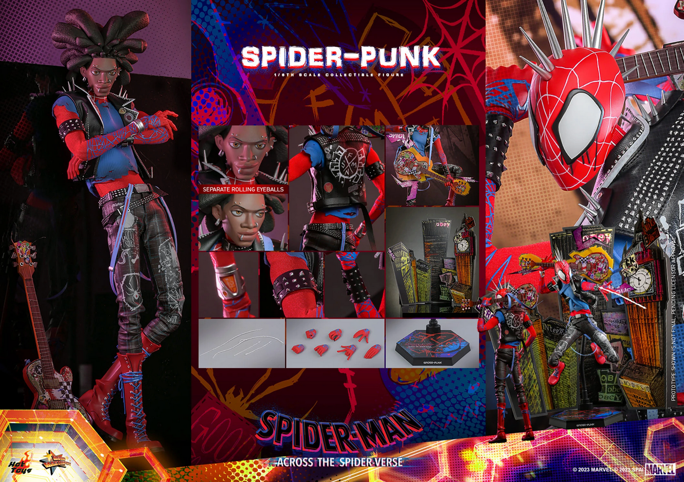 Spider-Punk 1/6 - Marvel Spider-Man: Across the Spiderverse Hot Toys