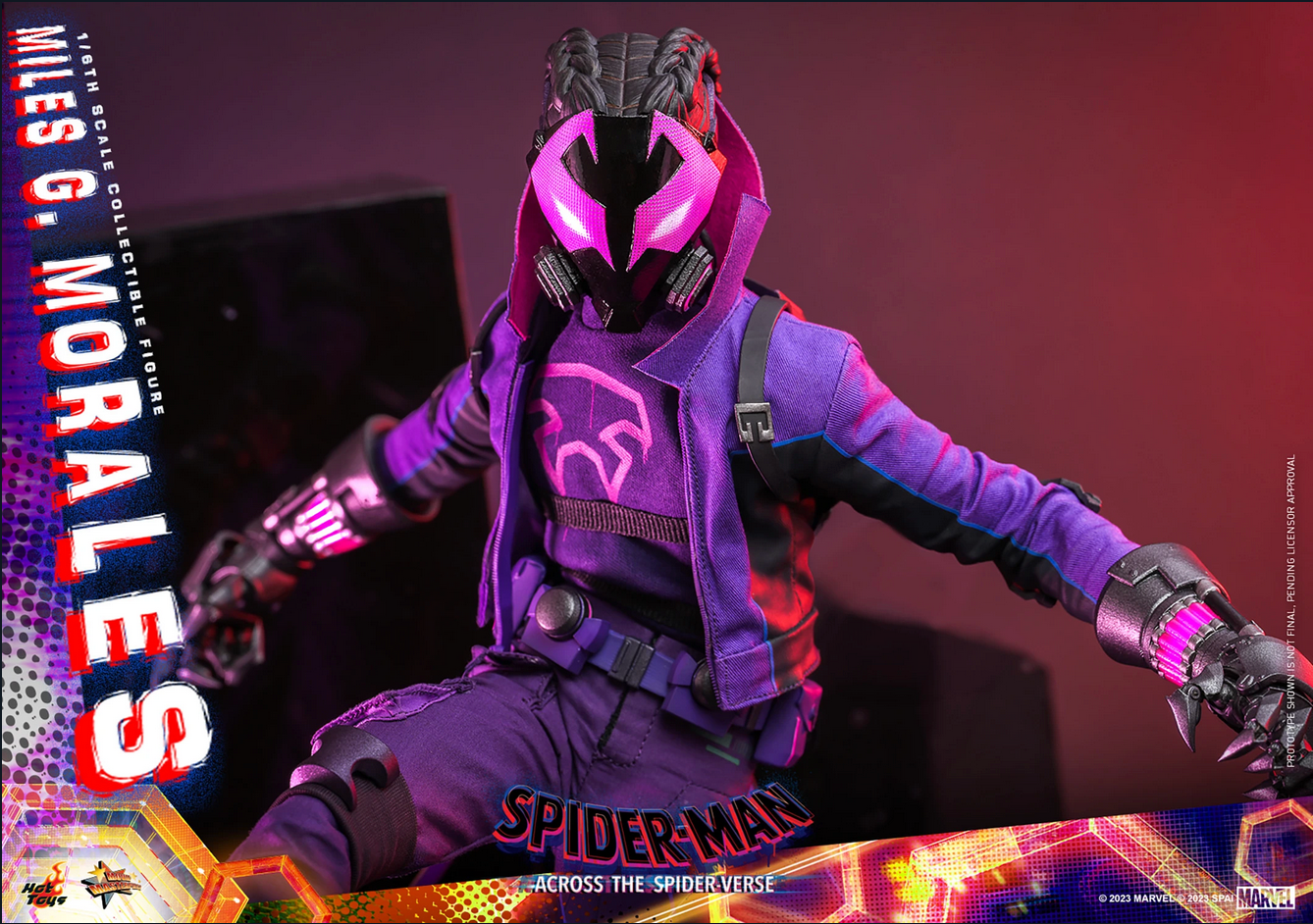 Miles G Morales 1/6 - Marvel Spider-Man: Across the Spiderverse Hot Toys