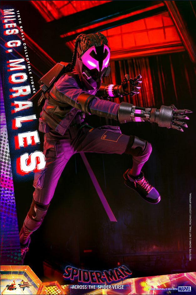 Miles G Morales 1/6 - Marvel Spider-Man: Across the Spiderverse Hot Toys