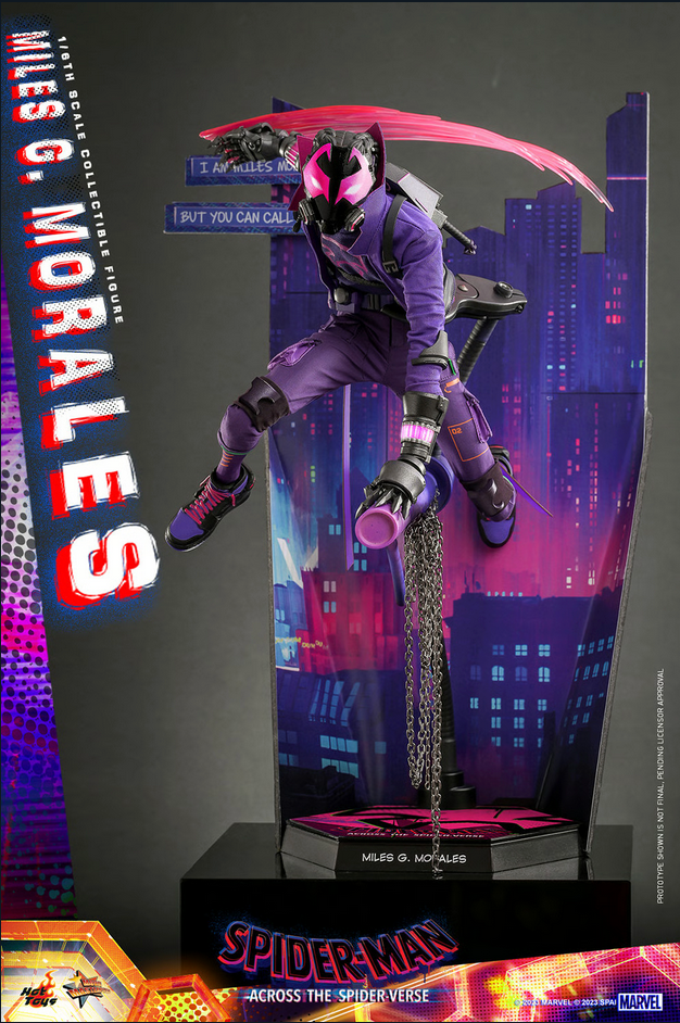 Miles G Morales 1/6 - Marvel Spider-Man: Across the Spiderverse Hot Toys