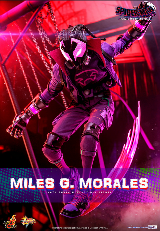 Miles G Morales 1/6 - Marvel Spider-Man: Across the Spiderverse Hot Toys