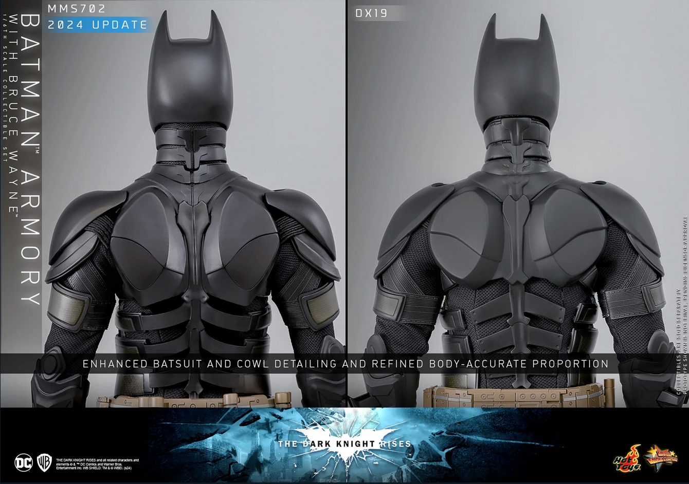 Batman Armory & Bruce Wayne Set 1/6 - Batman: The Dark Knight Rises Dc Hot Toys