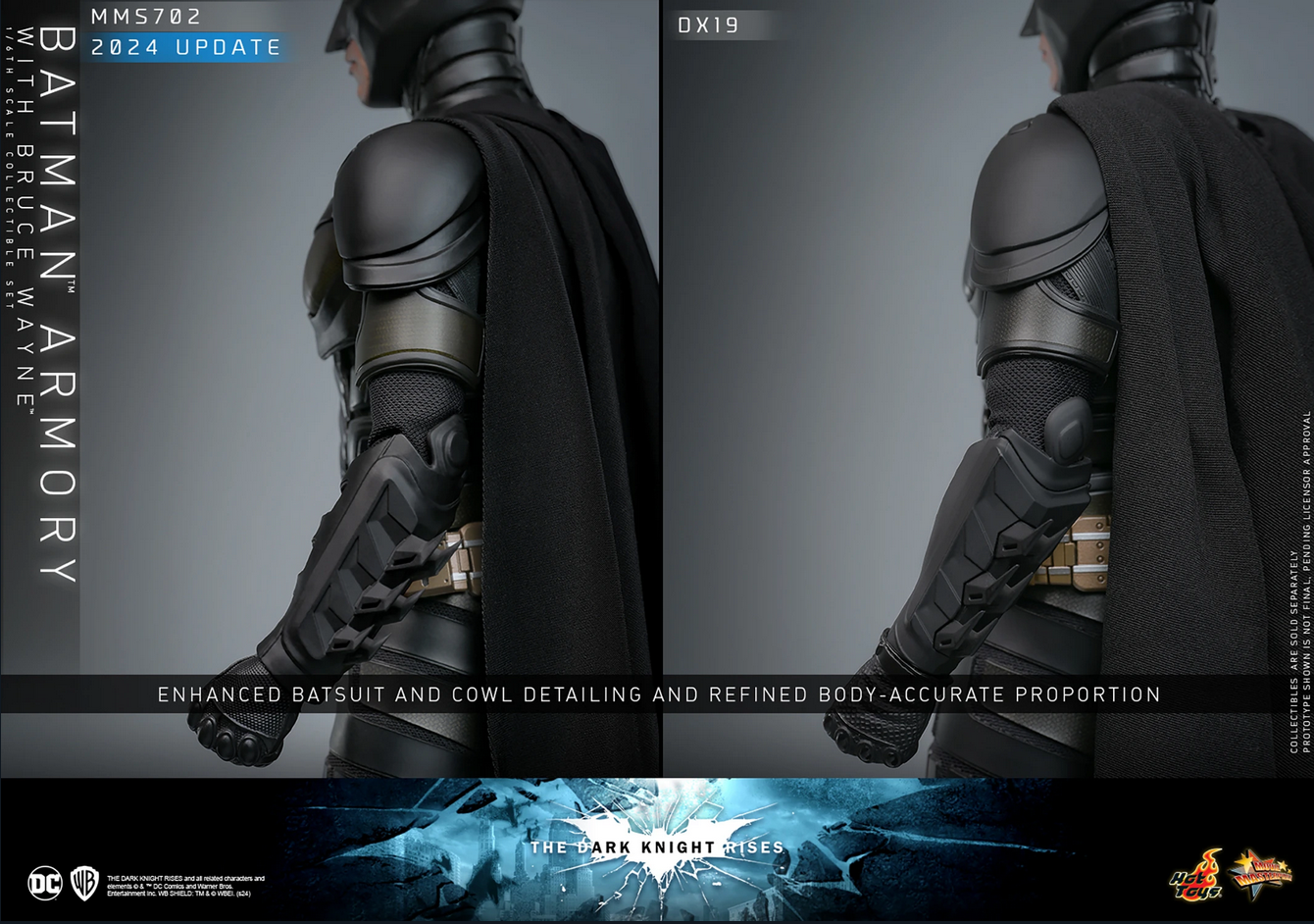 Batman Armory & Bruce Wayne Set 1/6 - Batman: The Dark Knight Rises Dc Hot Toys
