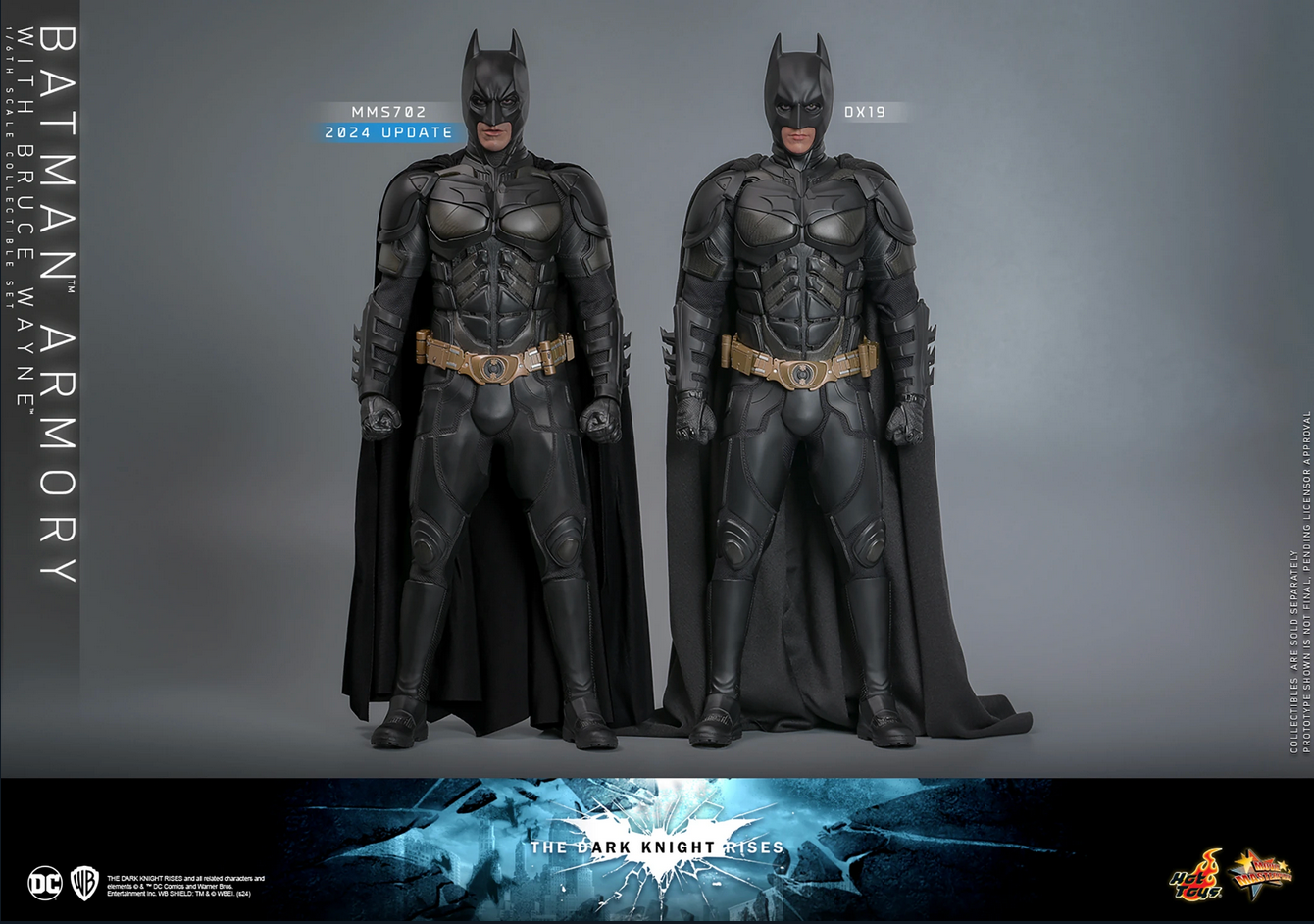 Batman Armory & Bruce Wayne Set 1/6 - Batman: The Dark Knight Rises Dc Hot Toys