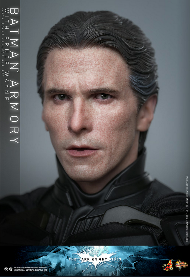 Batman Armory & Bruce Wayne Set 1/6 - Batman: The Dark Knight Rises Dc Hot Toys