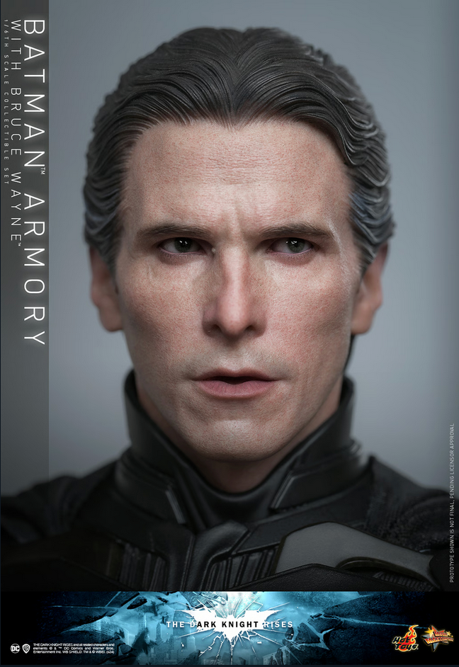 Batman Armory & Bruce Wayne Set 1/6 - Batman: The Dark Knight Rises Dc Hot Toys