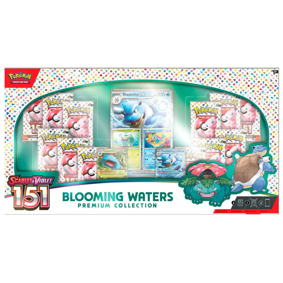 Blooming Waters Premium Collection (Ingles) - Scarlet & Violet 151: Pokemon TCG