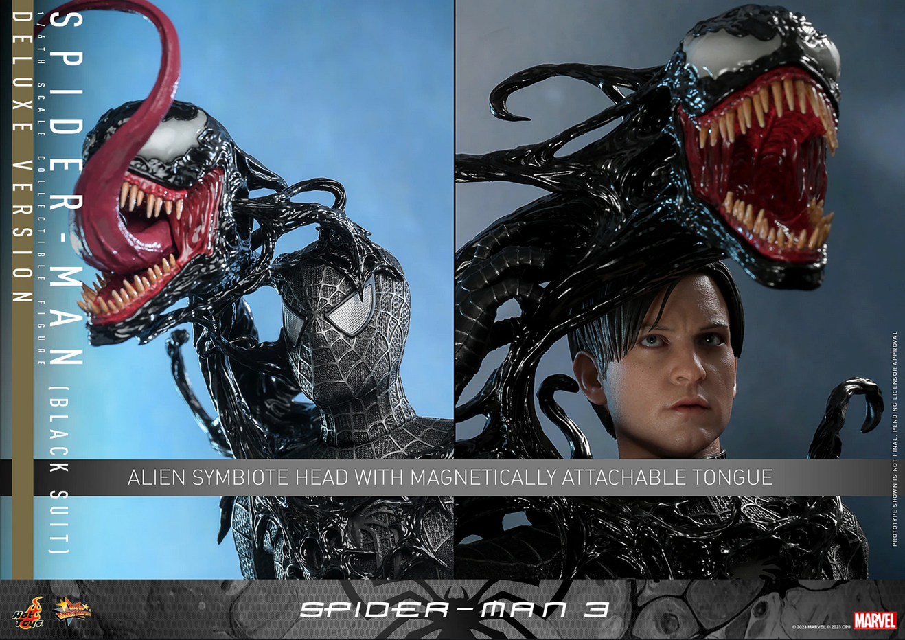 Spider-Man Black Suit (Deluxe Version) 1/6 - Spider-Man 3 Marvel Hot Toys